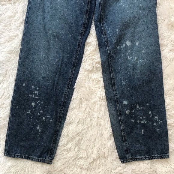 BDG Bleach Splattered High Rise Baggy Jeans Size 25 - Picture 7 of 10